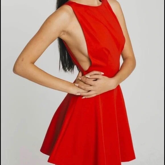 Sexy red size S American apparel dress - Picture 2 of 6